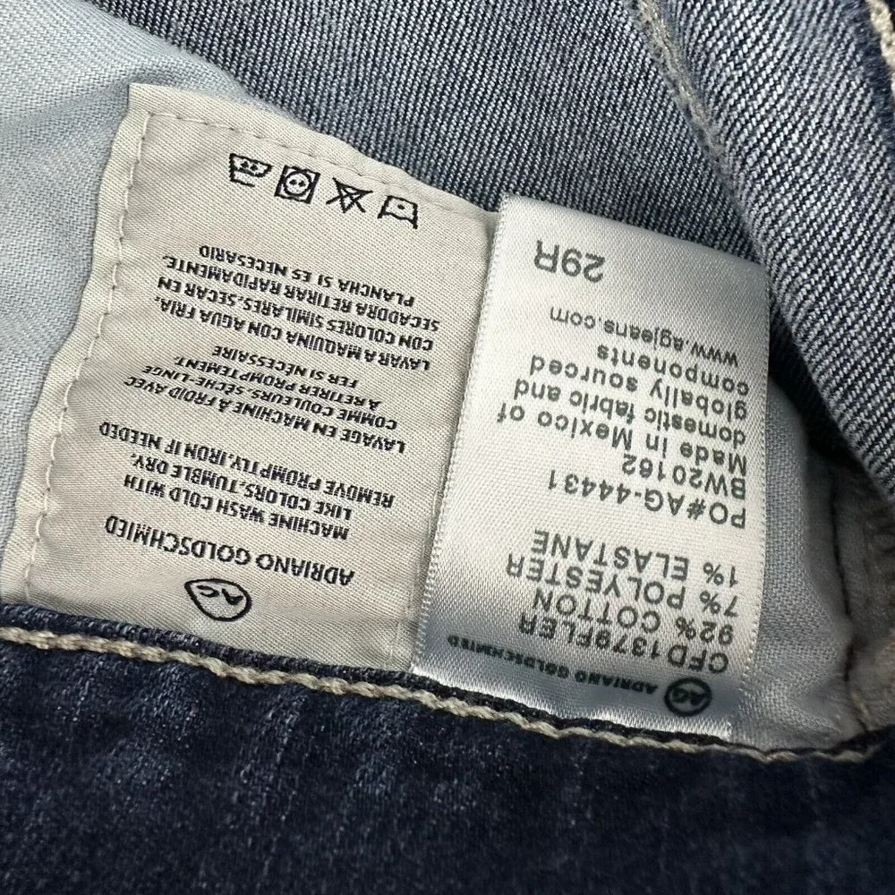AG Adriano Goldschmied Jeans Womens Size 29 Blue Farrah High Rise Skinny Stretch - Picture 8 of 16